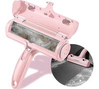 ACE2ACE Spazzola Togli Peli Animali, Riutilizzabile Rullo, Spazzola Anti Peli Animali per Gatto Cane, Raccoglie Peli per Divano, Albero del Gatto, Auto, Letto, Tappeti, Cestino, Rosa