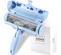 ACE2ACE Togli Peli Animali, Riutilizzabile Lint Rullo, Vollblau