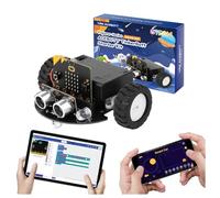 ACEBOTT - Kit di robot intelligente per bambini di età compresa tra 8 e 12 anni, compatibile con BBC Micro:bit V2, kit robot di codifica STEM, compatibile con Lego (senza controller wireless)