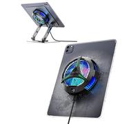ACEDAYS Dispositivo di raffreddamento magnetico per iPad, tablet per iPad, Surface Pro, Samsung Tab, radiatore universale con display della temperatura per giochi mobili, Tiktok Live Streaming