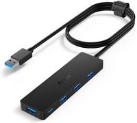 Aceele Hub USB 3.0 con Cavo Lungo 120cm Sdoppiatore USB a 4 Porte da 5 Gbps