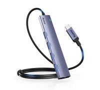 Aceele Hub USB C da 5 Gbps, Sdoppiatore USB C 5 in 1 con Porta alimentata di Tipo C, Adattatore USB da 65 cm per MacBook Air Pro, iMac, iPad Air Pro, Surface Pro, XPS 15, Xiaomi 13