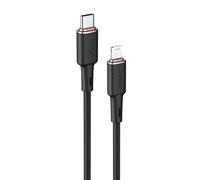 Acefast Kabel MFI USB Typ C - Lightning 1,2m, 30W, 3A schwarz (C2-01 black)