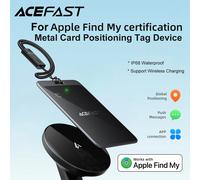 ACEFAST Smart Card Tacker per Apple Trova il mio dispositivo anti smarrimento Posizionamento Bluetooth per bagagli per animali domestici Localizzatore GPS Ricarica wireless