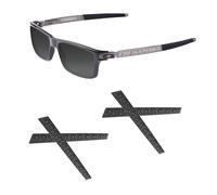 Acefrog 2 paia di gommini di ricambio in morbido silicone per occhiali da vista Oakley Currency OX8026, Twin Shock OX3095, perfettamente aderenti, colore nero