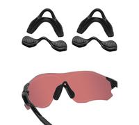 Acefrog 2 paia di naselli aggiornati per occhiali da sole Oakley EV Zero Path OO9308, EV Zero Pitch OO9383 OO9388, EV Zero Range OO9327 OO9337, EV Zero Series, occhiali da sole a pressione, neri,