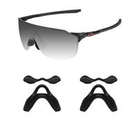 Acefrog 2 paia di naselli aggiornati per occhiali da sole Oakley EV Zero Series, ricambio nasello push-in, antiscivolo, nero