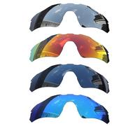 Acefrog 4 paia di lenti di ricambio polarizzate per occhiali da sole Oakley Radar EV XS Path OJ9001 (Youth Fit) Sunglasses, perfettamente aderenti, infrangibili, antigraffio, multicolore, Taglia unica