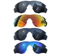 Acefrog 4 paia di lenti polarizzate di ricambio per occhiali da sole Oakley M2 Frame OO9212, perfettamente compatibili, infrangibili, antigraffio, confezione risparmio, multicolore, Taglia unica