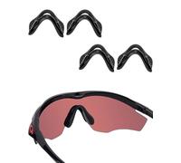 Acefrog 4 paia di naselli aggiornati per Oakley M2 Frame OO9212, M2 Frame Asian Fit, M2 Frame ventilato, M2 Frame XL OO9343 OO9345 occhiali da sole, nasello push-in di ricambio, nero, antiscivolo