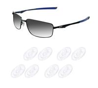 Acefrog 4 paia di naselli di ricambio per occhiali Oakley Whisker/WireTap/Half Wire 2.0/Crosshair 2.0/Crosshair 1.0/Plaintiff Squared/Square Wire 3.0, a scatto, Trasparente, One Size