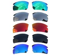 Acefrog 5 paia di lenti di ricambio polarizzate per occhiali da sole Oakley Flak 2.0 XL OO9188, vestibilità perfetta, infrangibile, anti-graffio, Value Pack, multicolore, Taglia unica