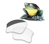 Acefrog - Lenti di ricambio polarizzate con rivestimento AR da 1,4 mm, per Oakley Flak Jacket XLJ Hd trasparente a fotocromatica, spessore 1,8 mm Taglia unica