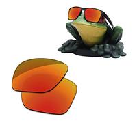 Acefrog Lenti di ricambio polarizzate rivestite AR per occhiali da sole Oakley Sliver XL OO9341, Jaffa Orange - Inar Coated Polarized, Taglia unica