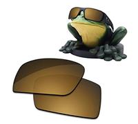 Acefrog Lenti di Ricambio Polarizzate Rivestite AR Spessore 1,4 MM per Oakley Crankshaft OO9239 Occhiali Da Sole Oro tungsteno - Inar rivestito Polarizzato 1,4 mm di spessore Taglia unica