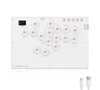 AceGame Arcade Stick 16 tasti Gamerfinger a tutti i pulsanti con funzioni Turbo e RGB personalizzato, Arcade Controller Arcade Stick Hitbox