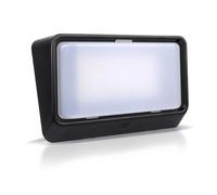 acegoo Camper Luce LED per portico a doppio colore (bianco/ambra), commutabile, 12 V, luce di ricambio per esterni, per camper, rimorchio, camper, 410 lumen, IP66, impermeabile (nero)