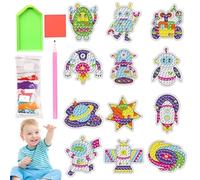 Aceirropy Arte Con Pietre | Giocattoli Con Adesivi A Mosaico - Accessori Mosaico Creativi Per Bambini Principianti Idee Regalo Compleanno Natale Halloween Feste
