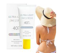 Aceirropy Crema Idratante Viso Con Protezione Solare - 50g Protezione Solare Viso Invisibile Quotidiana | Cura Pelle Leggera Naturale Ampio Senza Olio Ideale Viaggio Ed Estate