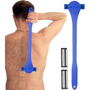 Aceirropy Rasoio per capelli da uomo, portatile, ergonomico, 2 in 1, per la cura della schiena e dei del corpo, per la cura quotidiana degli uomini