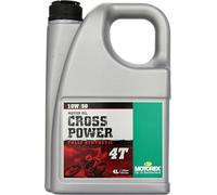 MOTOREX Olio motore 4T Cross Power 10W/50 JASO MA 2 per moto, 4 l