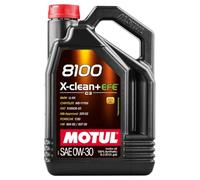5 Litri Motul 8100 X Clean+ EFE 0W30 Olio Motore VW 504 507 00 Bmw LL04 MO33