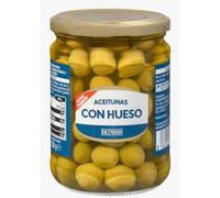 Aceitunas Verdes Enteras con Hueso, Variedad Manzanilla, Categoría Selecta, 430g, PACK 5