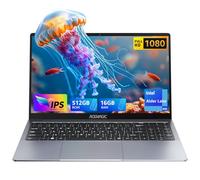 ACEMAGIC 17,3 Pollici PC Portatile,16GB DDR4 512GB SSD,1920 * 1080 IPS Full HD,WiFi6,BT5.0,HDMI,Apertura e chiusura 180°