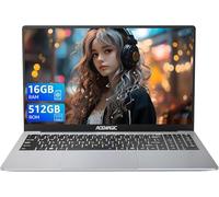 ACEMAGIC 2025 15,6" PC Portatile CPU lntel Twin Lake-N150,RAM 16GB SSD 512GB,Guscio Metallico PC Portatile in Offerta con Tastiera Italiana,WiFi,BT5.0,Type_C, USB3.2,HDMI, Alte Prestazioni Notebook