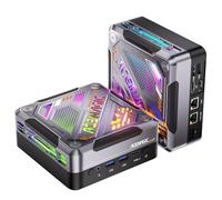 ACEMAGIC AM18 Mini PC Gaming, AMD Ryzen 7 8845HS (fino a 5,1 GHz) 32GB DDR5 1024GB(1TB) PCIe4.0 NVME SSD Mini Desktop Computer RGB, AMD Radeon 780 M| Triplo Display| BT5.2| Wi-Fi 6| 8K| 2.5G LAN