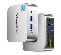 ACEMAGIC Mini PC Vista V1 N97, 16 GB DDR4 RAM 512 GB SSD Mini Computer, 12a generazione N97 (Beat N100/N95, fino a 3,6 GHz), piccolo computer desktop 4K Dual Display/WiFi/VESA per casa/ufficio