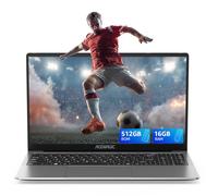 ACEMAGIC PC portatile con custodia in metallo, 15,6 pollici FHD 16 GB DDR4 RAM 512 GB SSD, Laptop Quad-Core N95 (fino a 3,40 GHz) Bat N5095/N4020, Wi-Fi 5, BT5.0, USB 3.2, Tipo C, HDMI (grigio)