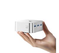 ACEMAGICIAN 12th Gen Intel Alder Lake N100 Mini PC (fino a 3,40 GHz), T8Plus, 16 GB LPDDR5 512 GB M.2 SSD Micro PC con W11 Pro l Dual RJ45 | 4K HDMI*3 | WiFi 5 per casa, ufficio, scuola