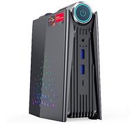 ACEMAGICIAN Mini PC, AMD Ryzen 7 5700U(fino a 4,3 GHz) 16GB DDR4 512GB NVME SSD, Radeon RX Vega 8 RGB AMR5 Mini Desktop Computer【HDMI 2.0/ DP/Type-C/ 3 Modalità/WiFi 6/ BT5.2】