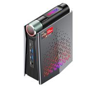 ACEMAGICIAN Mini PC Gaming AMD Ryzen 9 6900HX(fino a 4,9 GHz), 16GB DDR5 512GB NVME SSD, Mini Desktop Computer con 3 modalità【RGB/WIFI6/Bluetooth 5.2/Ventola Doppia/Triplo Display】