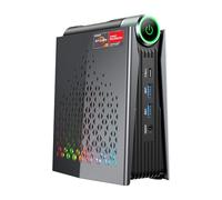 ACEMAGICIAN Mini PC Gaming ΑMD Ryzen 7 8745HS (fino a 4,9 GHz), 16GB DDR5 512G NVME SSD, Micro Desktop Computer con regolazione a 3 modalità. 【RGB/ WIFI6/ Bluetooth 5.2/2.5G LAN】