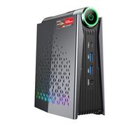 ACEMAGICIAN Mini PC Gaming ΑMD Ryzen 7 8745HS (fino a 4,9 GHz), 16GB DDR5 512G NVME SSD, Micro Desktop Computer con regolazione a 3 modalità. 【RGB/ WIFI6/ Bluetooth 5.2/2.5G LAN】