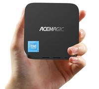 ACEMAGICIAN V1 Mini PC, Intel Twin Lake-N150 (fino a 3,6GHz), 16GB DDR4 512GB SSD,Mini Computer con W11 Pro | RJ45 | 4K HDMI+DP | WiFi 5 per Ufficio, Scuola
