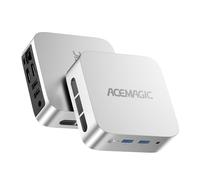 ACEMAGICIAN T8PLUS Mini PC, Ιntel Alder Lake-N100 (Fino 3,4 GHz), 16GB LPDDR5 512GB M.2 SSD, Mini Desktop Computer Dual Ethernet,4K UHD, per Ufficio