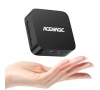 ACEMAGICIAN Vista Mini V1 Mini PC, Ιntel Alder Lake-N97(Battere N150,up to 3.6GHz), 16GB DDR4 512GB SSD Mini Desktop Computer, Doppio Display 4K UHD, WiFi 5, BT4.2 per Ufficio, Scuola, Business