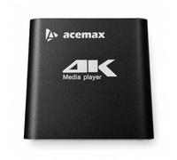 ACEMAX Lettore multimediale digitale ultra HD 4K per unità USB e schede Micro-SD HEVC/H.265 HDMI e AV analogico Riproduzione automatica e capacità di looping 8 TB che supporta il lettore di