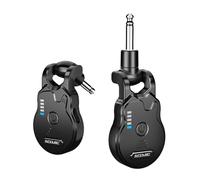ACEMIC 2.4GHz Wireless Guitar System, Trasmettitore e Ricevitore Wireless per Chitarra, Ricaricabile Audio a 4 Canali per Chitarra, Basso, Strumenti Elettrici, G1