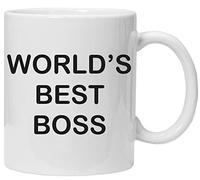 Acen Merchandise Idea regalo divertente per il capo | Mug con scritta World’s Best Boss per ufficio e casa | Tazza simpatica per colleghi e team leader