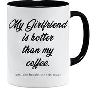 Acen Merchandise Tazza san valentino divertenti My girlfriend is hot - Idee Regali Originali et Divertenti per Uomo e Donna - per lui/per lei.