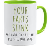 Acen Merchandise Tazza san valentino divertenti Your farts stink - Idee Regali Originali et Divertenti per Uomo e Donna - per lui/per lei.
