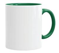 Acen Merchandise Tazze a sublimazione senza stampa di alta qualità, in ceramica o in set, tazze a sublimazione con inchiostro (252 pezzi, verde)