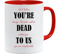 Acen Merchandise You Just Got Litt Up 'Tazza & Costa' Sottobicchiere - Cambia Colore 11 oz tazza in ceramica - Perfetto San Valentino/Pasqua/estate/Natale/Compleanno/Anniversario regalo