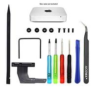 Acenix® Kit professionale completo per installazione di un secondo hard disk sul Mac Mini A1347, con rondelle, strumento per la rimozione della scheda logica e mini cacciaviti, include 1 pinzetta curva ESD anti-magnetica e in acciaio anti-acido