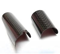 Aceoffix In Fibra di Carbonio Catena Soggiorno Guardia Triangolo Posteriore Telaio Protector Sticker Per Brompton Pieghevole Bike Chainstay Bike Accessori Protector Set