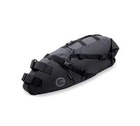 Acepac Saddle Bag Borsa Sottosella Volume Variabile 8/16 Litri, Nero